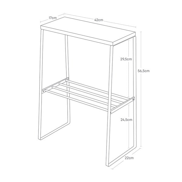 Pomoćni stol 22x42 cm Tosca – YAMAZAKI-image-3