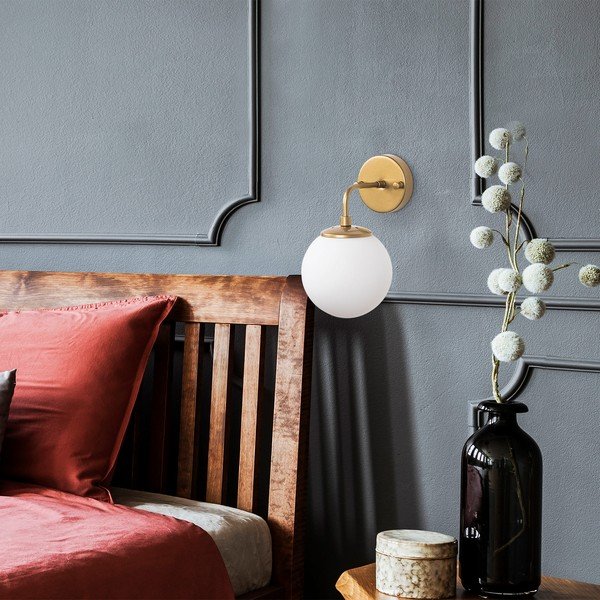 Zidna lampa u zlatnoj boji Horn – Opviq lights-image-2