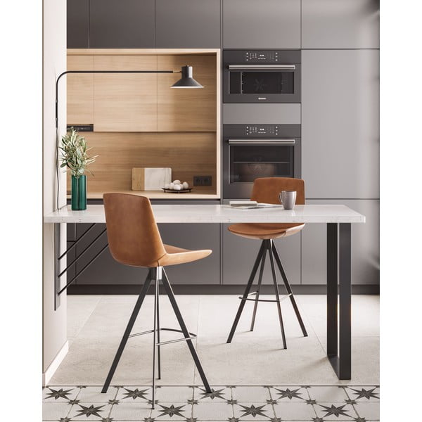 Crna zidna lampa ø 20 cm Aria – Kave Home-image-1