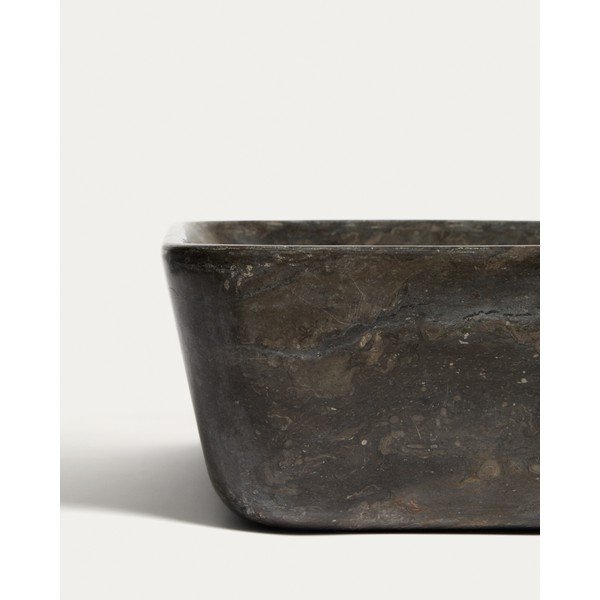 Sivi kameni umivaonik 55x35 cm Darnen – Kave Home-image-3