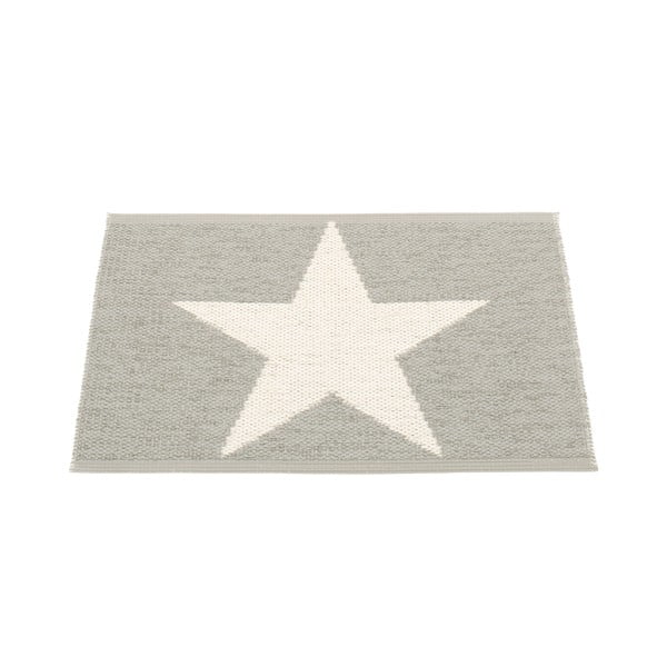 Svijetlo sivi unutarnji i vanjski tepih 70x50 cm Viggo Warm Grey – Pappelina