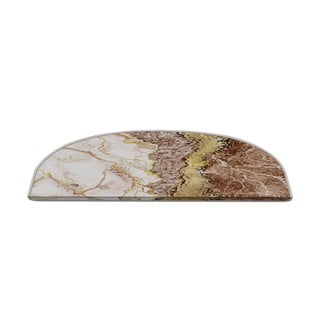 Krem/svjetlo smeđi set tepiha za stepenice 16 kom 20x65 cm Golden Marble – Vitaus