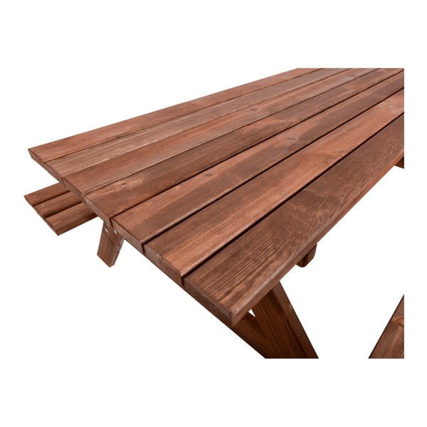 Vrtni blagovaonski set od borovine za 6 Piknik - Rojaplast-image-4