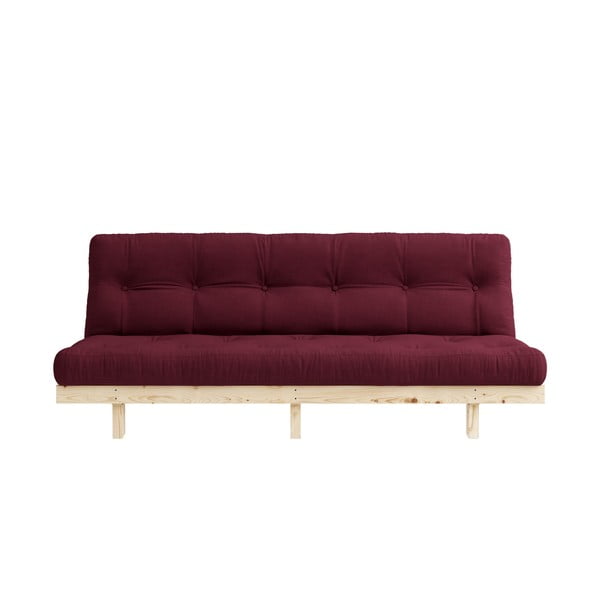 Kauč na rasklapanje Karup Design Lean Raw Bordo