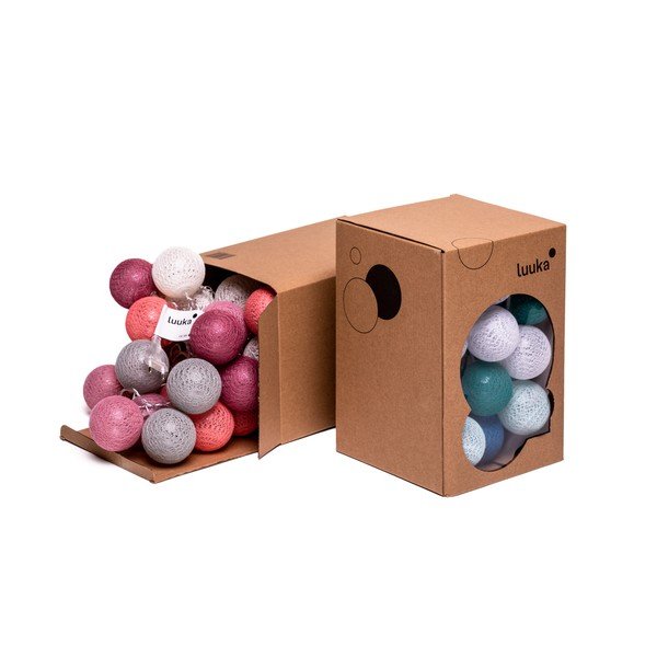 Smeđi rasvjetni lanac s LED žaruljama LUKKA, 30 lampica-image-2