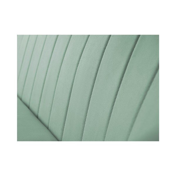Mentol zelena dvosjeda Mazzini Sofas Toscane, crne noge-image-4