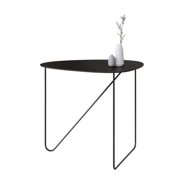 Crni metalni stolić za kavu 44x50 cm Curve L Bull – LIND DNA-image-3