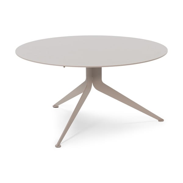 Sivi/bež metalni okrugao stolić za kavu ø 76 cm Daley – Spinder Design