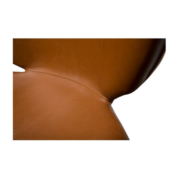 Smeđa stolica od umjetne kože DAN-FORM Denmark Cloud-image-2