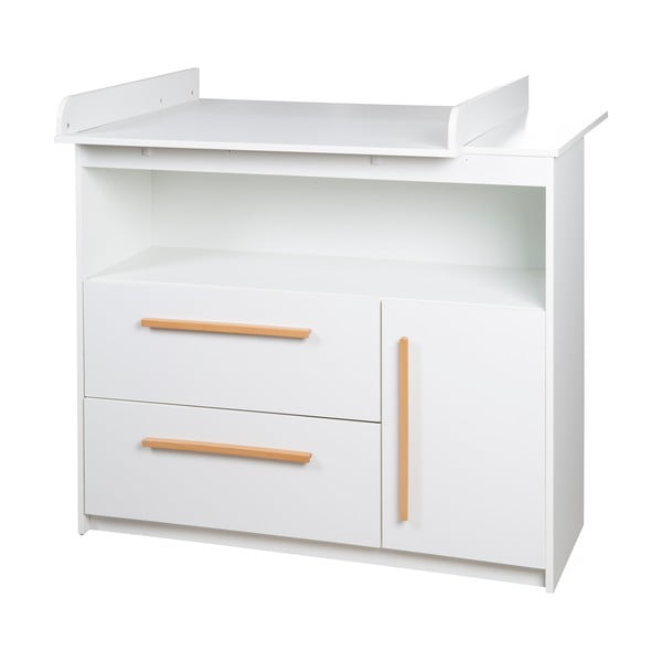 Bijela niska dječja komoda 107x98 cm Lilo – Roba-image-1