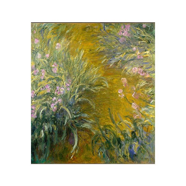 Slika Claudea Moneta - Put kroz perunike, 80x70 cm