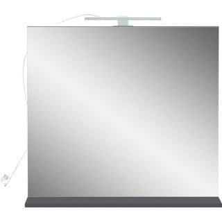 Zidno ogledalo s osvjetljenjem/s policom 76x75 cm – Germania
