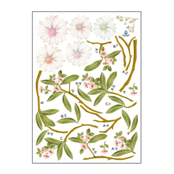 Set naljepnica Ambiance Flowering Magnolia-image-1