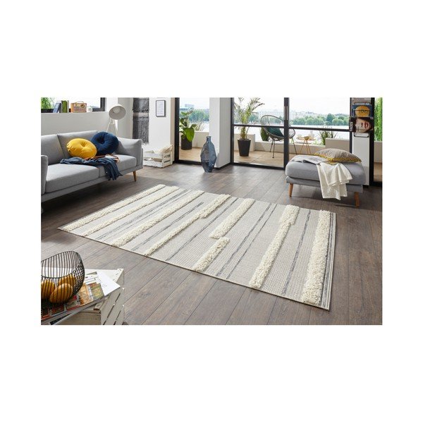 Sivi tepih Mint Rugs Handira Stripes, 77 x 150 cm-image-3