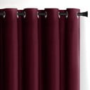 Bordo zavjesa za djelomično zamračenje od samta 140x270 cm Eyelets – Restilo