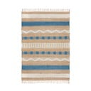 Plavi/u prirodnoj boji ručno rađen tepih od mješavine jute 160x230 cm Medina Jute – Flair Rugs