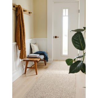 Siva/krem periva staza 80x240 cm Rocco Dark Cream – Elle Decoration