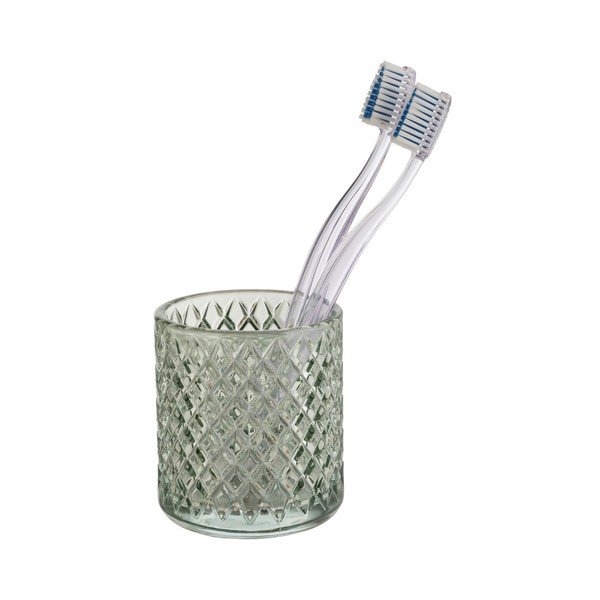 Mentol zelena staklena čaša za četkice za zube Atessa – Wenko-image-2