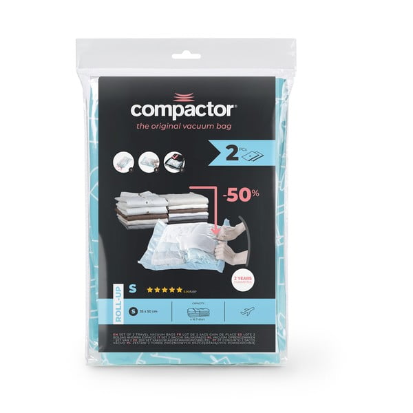 Vakuum vrećice za odjeću u setu 2 kom Roll Up S – Compactor-image-4