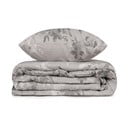 Siva posteljina za krevet za jednu osobu od renforce pamuka 140x200 cm Elena – Mijolnir