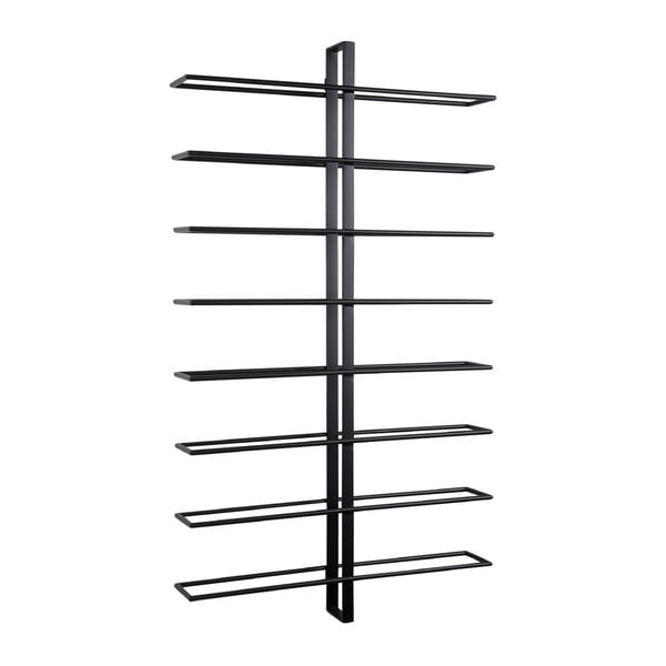 Crni zidni metalni držač za boce vina broj boca 16 kom  Dual  – PT LIVING-image-3