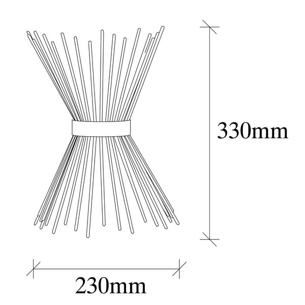 Crna zidna lampa Kirpi – Opviq lights-image-3