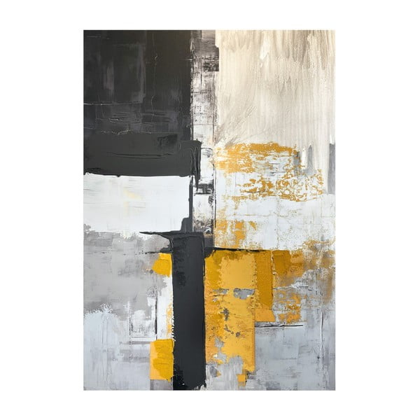 Slika s ručno oslikanim elementima 70x100 cm Jade – Styler