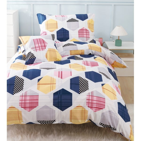 3-dijelna posteljina za krevet za jednu osobu od mikrosatena 140x200 cm Amelie – My House-image-3