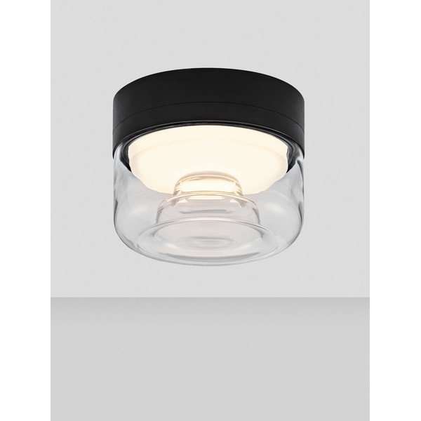 Mat crna LED stropna svjetiljka aluminijska Doris – Nova Luce-image-3