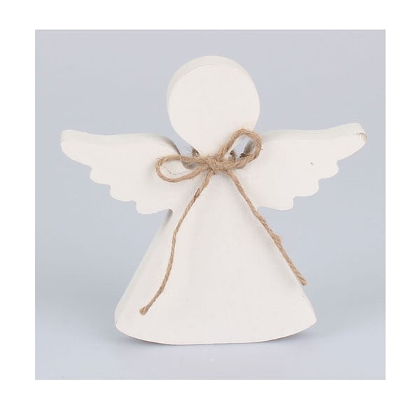 Bijeli drveni ukrasni anđeo Dakls