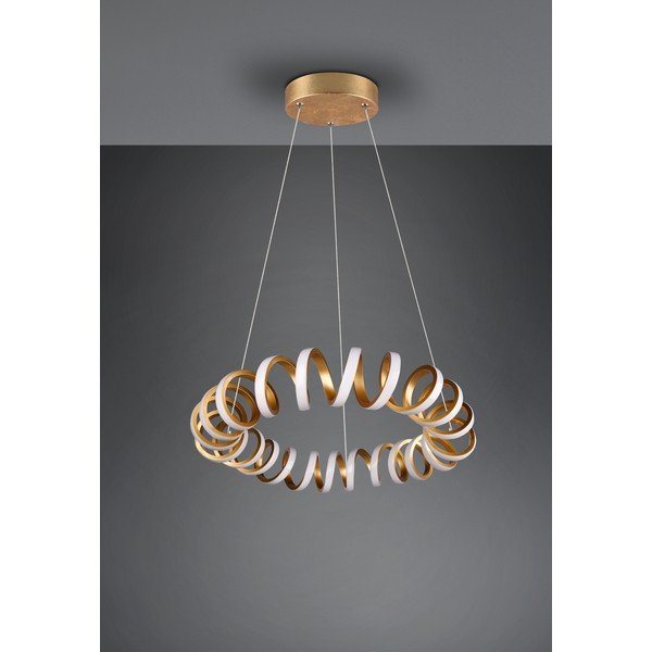 LED viseća svjetiljka u zlatnoj boji ø 55 cm Curl – Trio-image-4