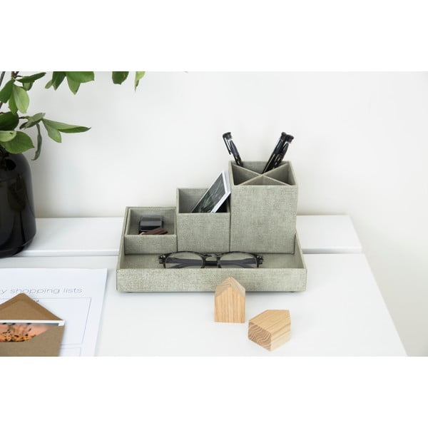 4-dijelni bež stolni organizator Bigso Box of Sweden Lena-image-1
