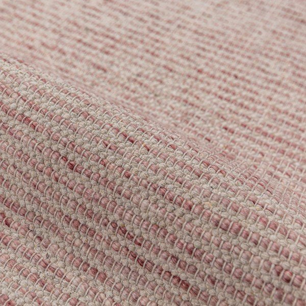 Svijetlo ružičasti ručno rađen tepih od mješavine vune 160x230 cm Rue – Flair Rugs-image-3