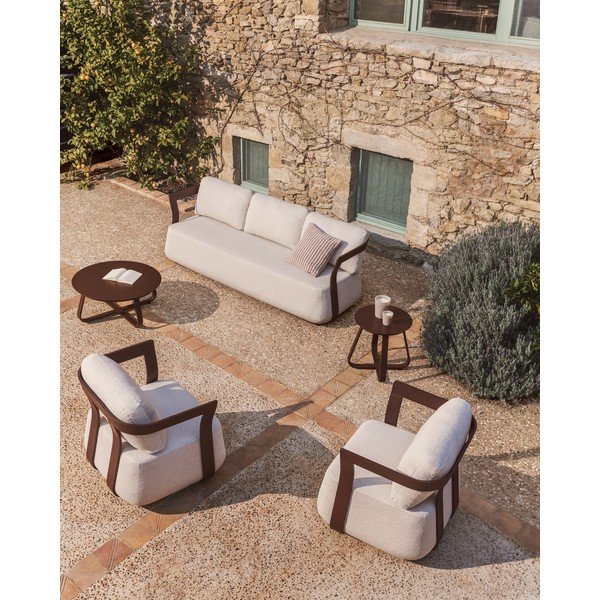 Metalni okrugao vrtni stolić ø 48 cm Tamaris – Kave Home-image-1