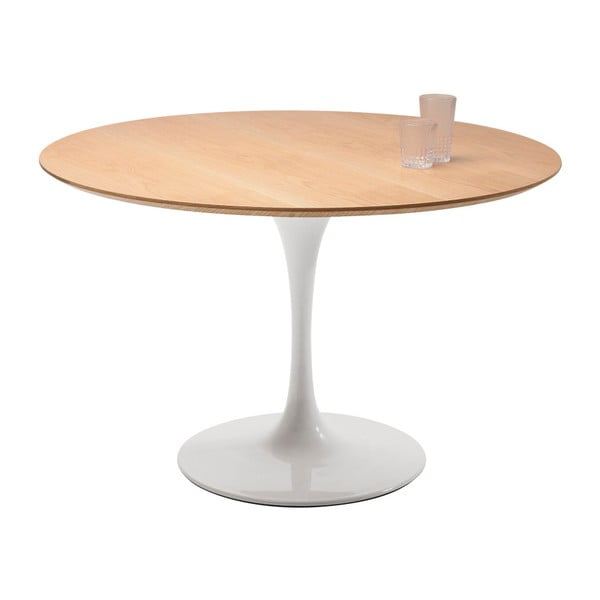 Ploča blagovaonskog stola u hrastovom dekoru Kare Design Invitation, ⌀ 120 cm
