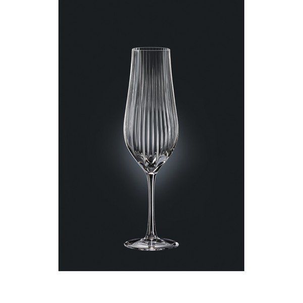Set od 6 čaša za šampanjac Crystalex Tulipa Optic, 170 ml-image-1