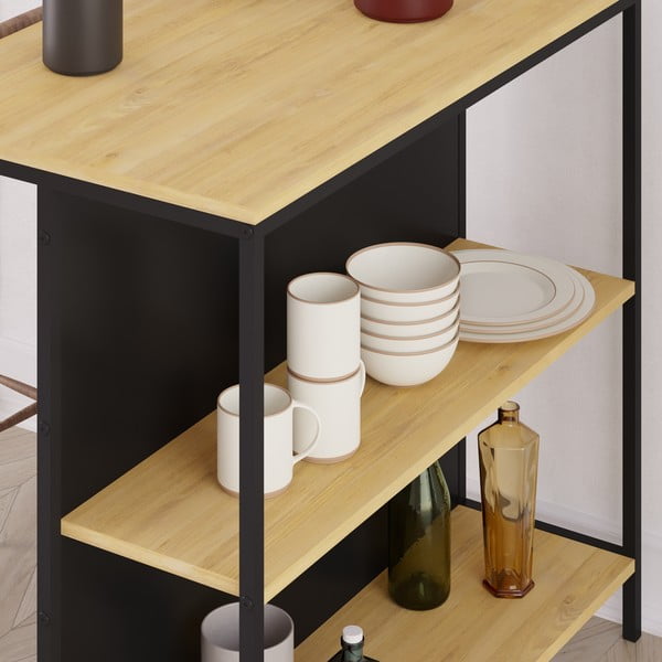 Barski stol u dekoru hrasta 60x100 cm Sagi – Marckeric-image-1