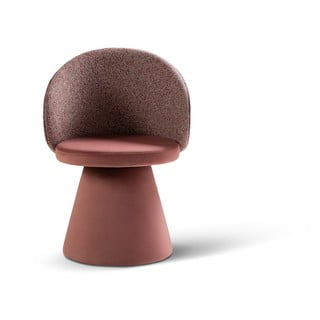 Ružičasta baršunasti fotelja Inez – Micadoni 