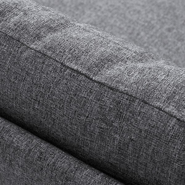 Siva fotelja s naslonom za ruke na desnoj strani i pločom za odlaganje Balcab Home Martha-image-3