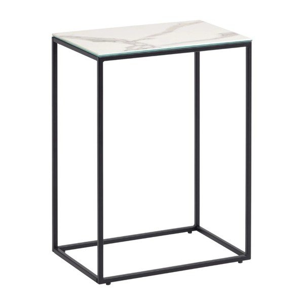 Pomoćni stol s keramičkom daskom 30x45 cm Rewena – Kave Home