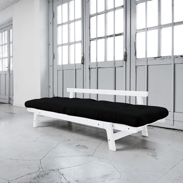 Sofa na razvlačenje Karup Step White / Black-image-2