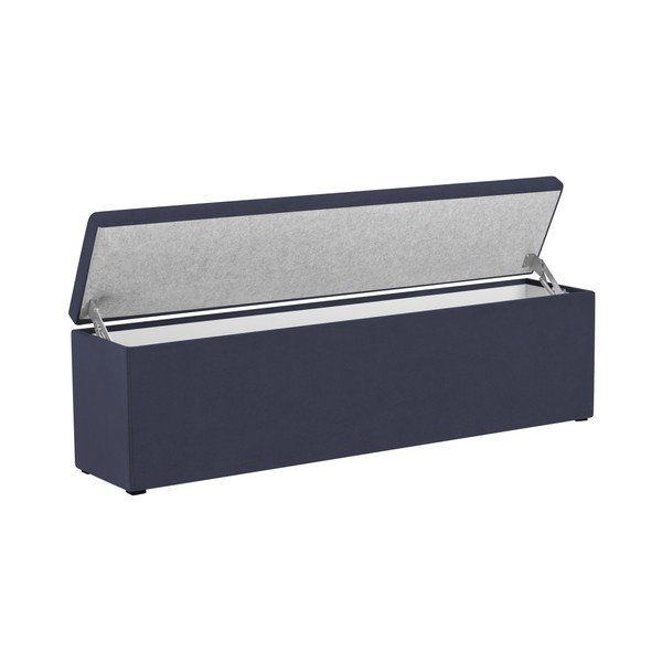 Tamnoplavi otoman Mazzini Sofas Ancona, 140 x 47 cm-image-4
