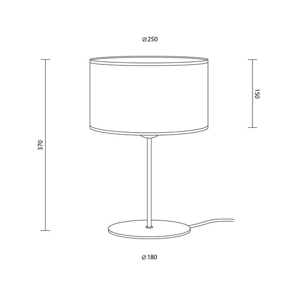 Crna stolna lampa Sotto Luce Doce S, ⌀ 25 cm-image-2