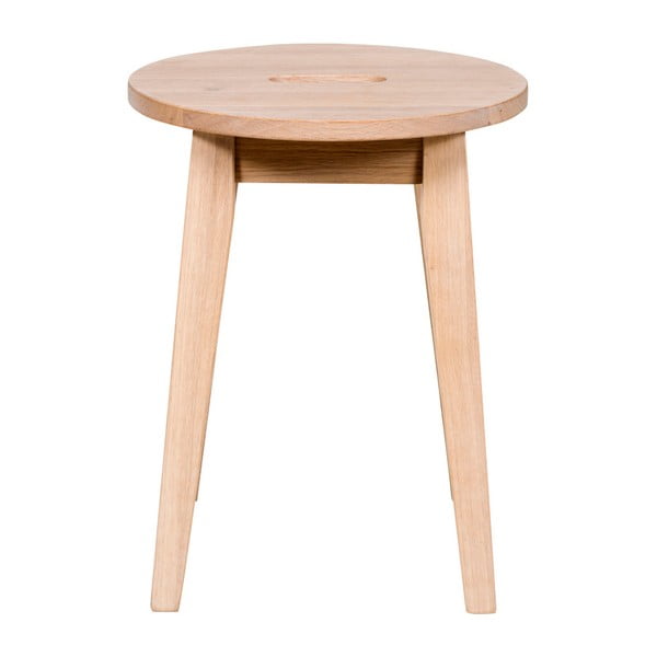 Mat lakirana niska stolica od hrasta Rowico Frigg-image-1