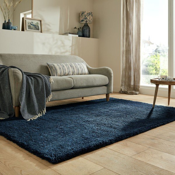 Tamno plavi tepih 200x290 cm – Flair Rugs-image-1