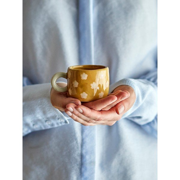 Smeđa keramička dječja šalica 110 ml Nini – Bloomingville-image-4