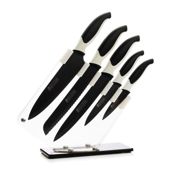 Set sa pet crnih noževa