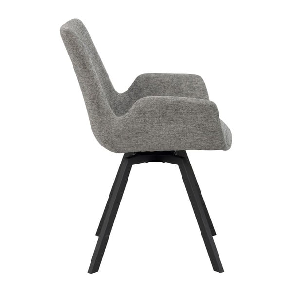 Sive podstavljene blagovaonske stolice u setu 2 kom Norwell – Rowico-image-4