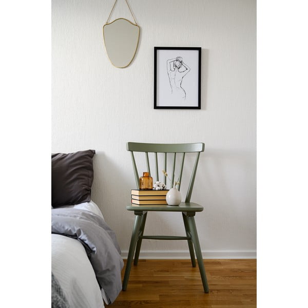 Svijetlo zelena stolica za blagovanje Rowico Akita-image-1