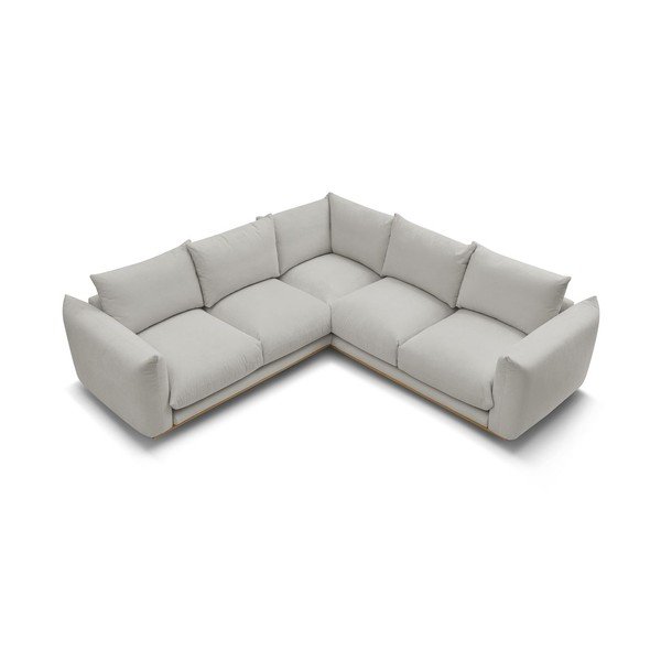 Svijetlo siva kutna garnitura Ernest – Bobochic Paris-image-4